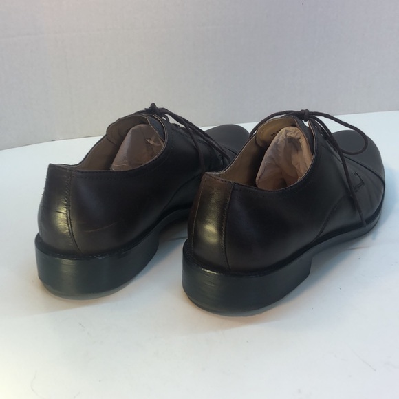Chaps Brown Derby Dress Shoes Size 13 - Picture 6 of 13